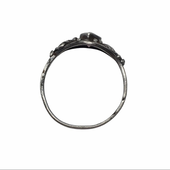 🛑SOLD🛑 Vintage Sterling Tourmaline Ring - Picture 5 of 8